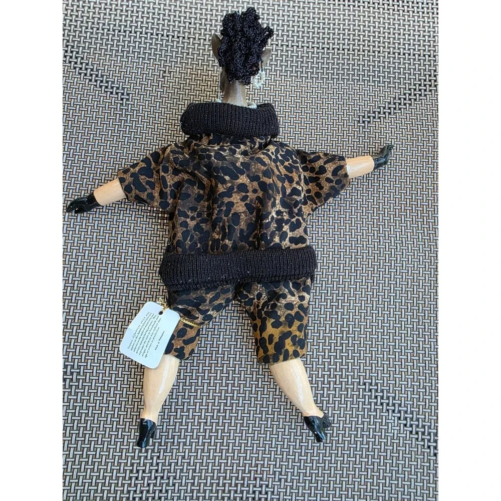 Katherines Collection Silver Lake Leopard Print Diva Donkey Doll Figurine 11in